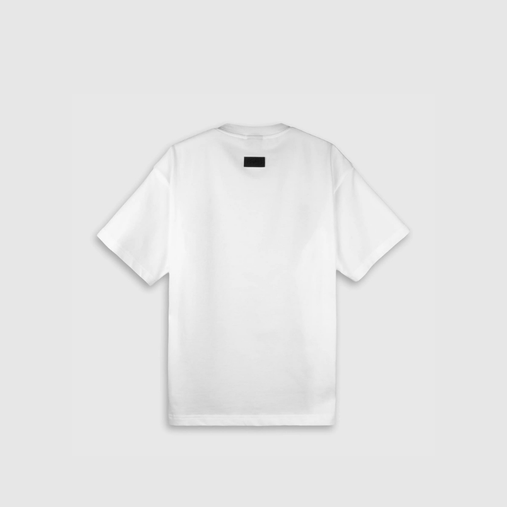 WHOCARES SMOKE LOGO TEE WHITE