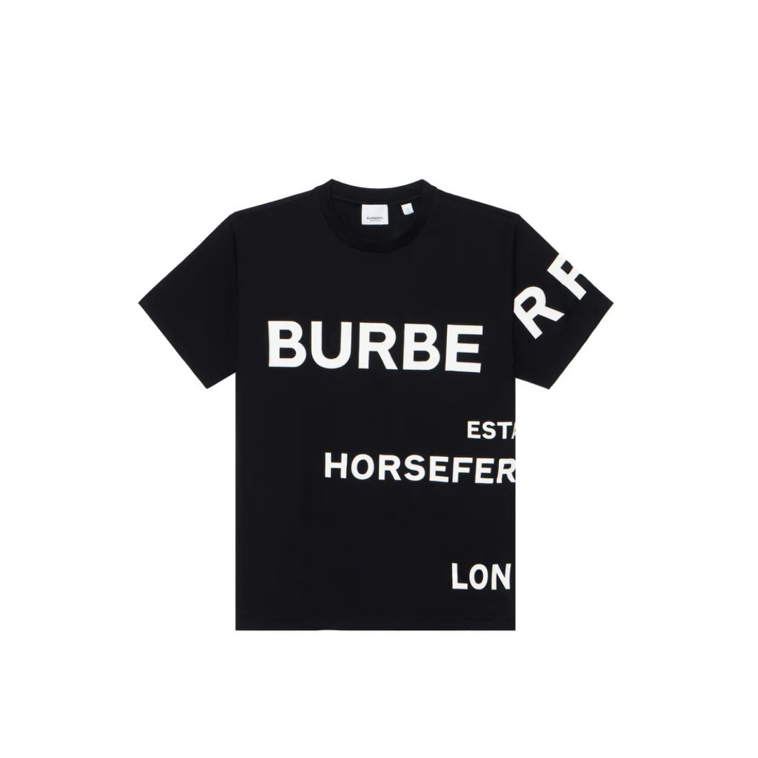 BURBERRY 3D BIG LOGO TEE BLACK