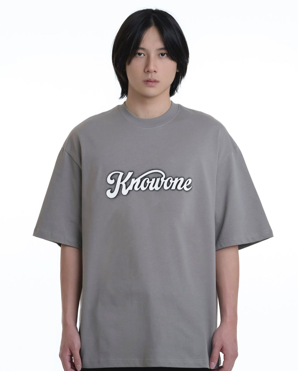 KNOWONE SNAKE EMBOSSED TEE CAMEL