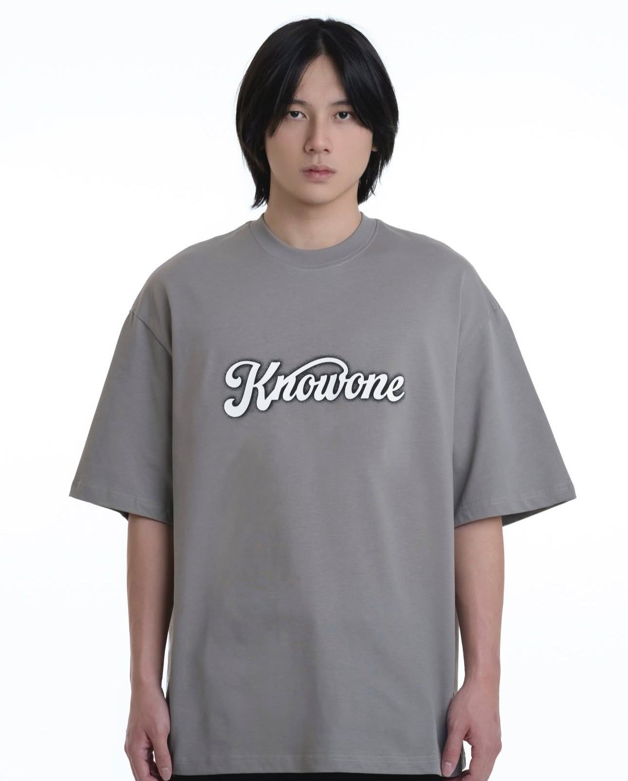 KNOWONE SNAKE EMBOSSED TEE CAMEL