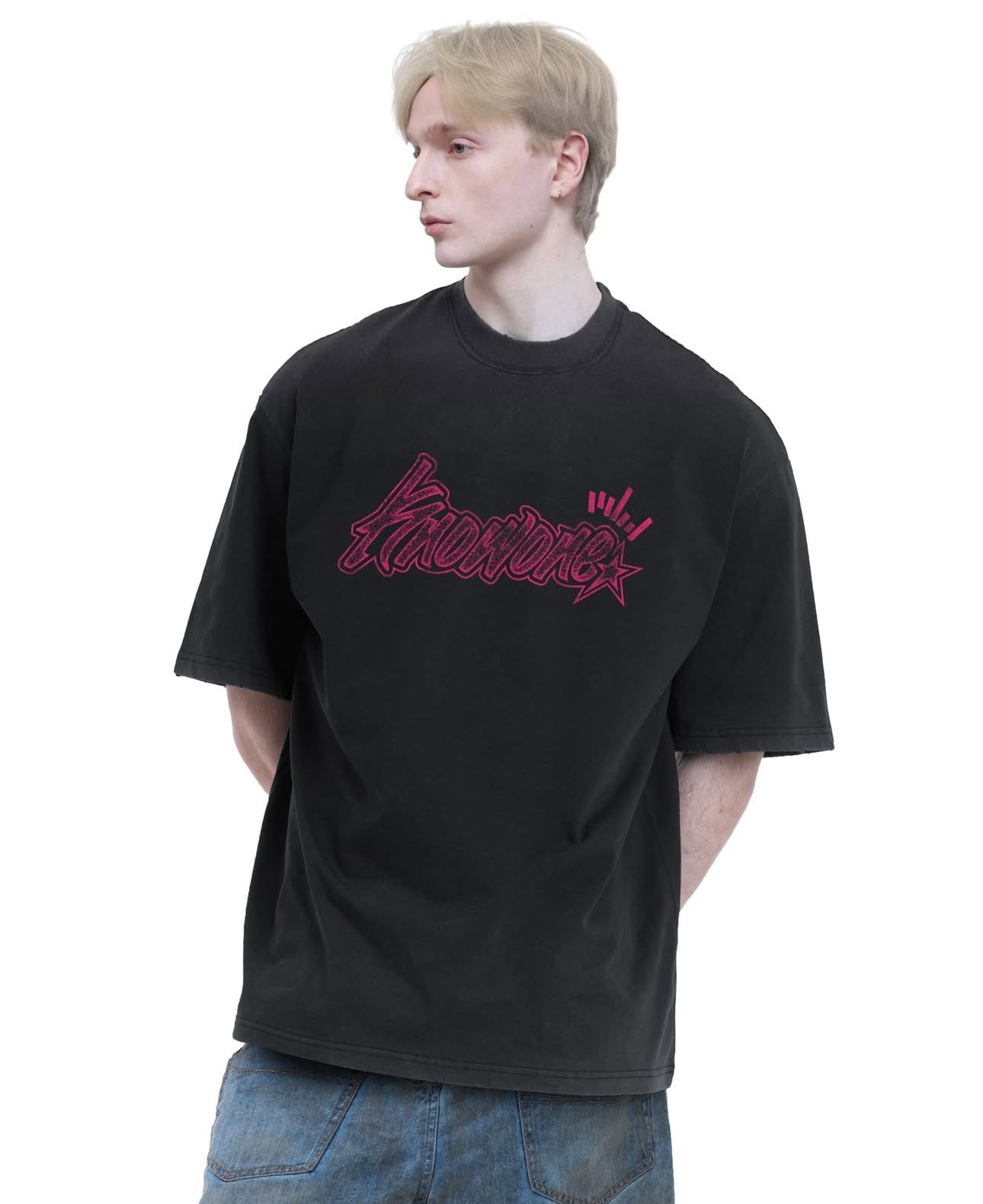 KNOWONE GRAFFITI TEE BLACK