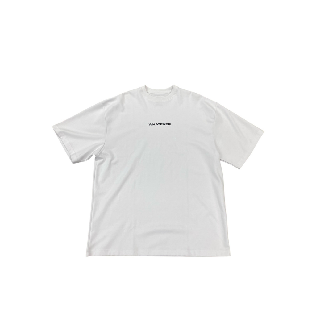 WHATEVER WASHED TAG WHITE