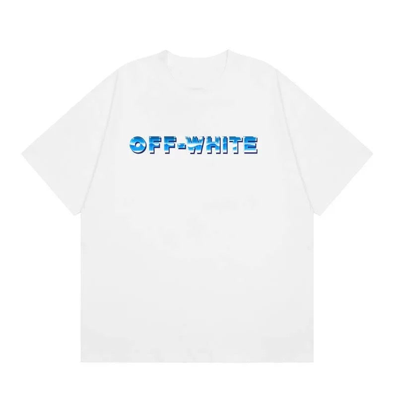 OFFWHITE BLUE METAL ARROW TEE