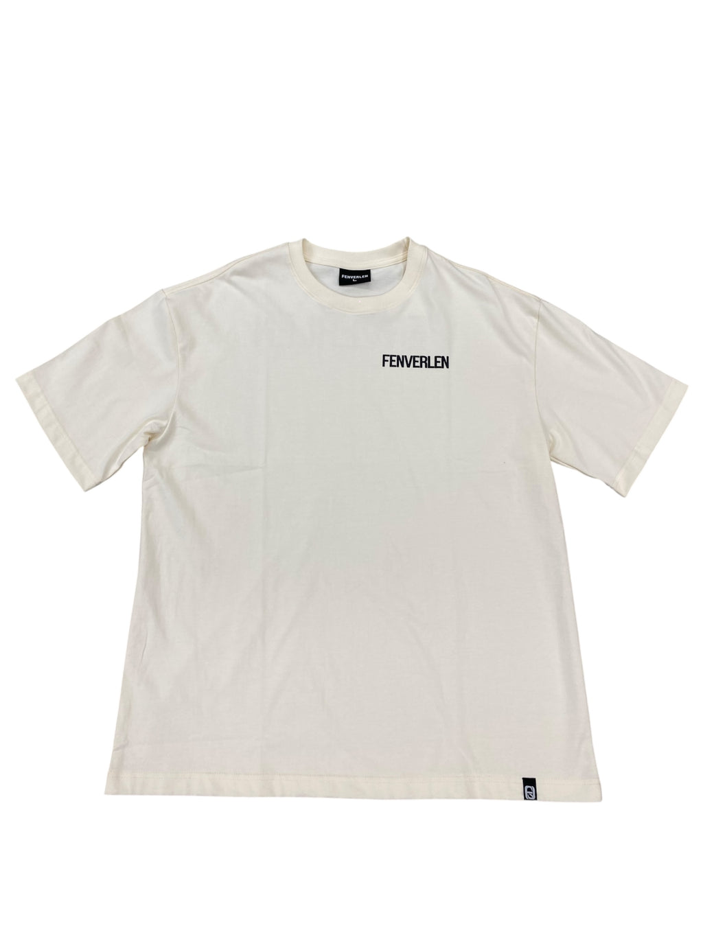 FENVERLAN EMBOSSED WORDING TEE CREAM
