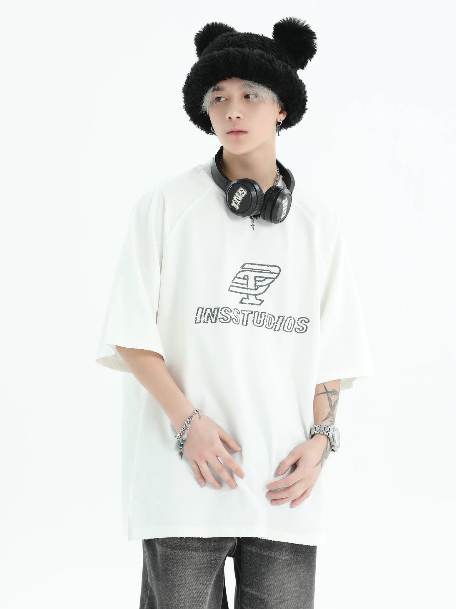 INS MP EMBRDB WHITE TEE