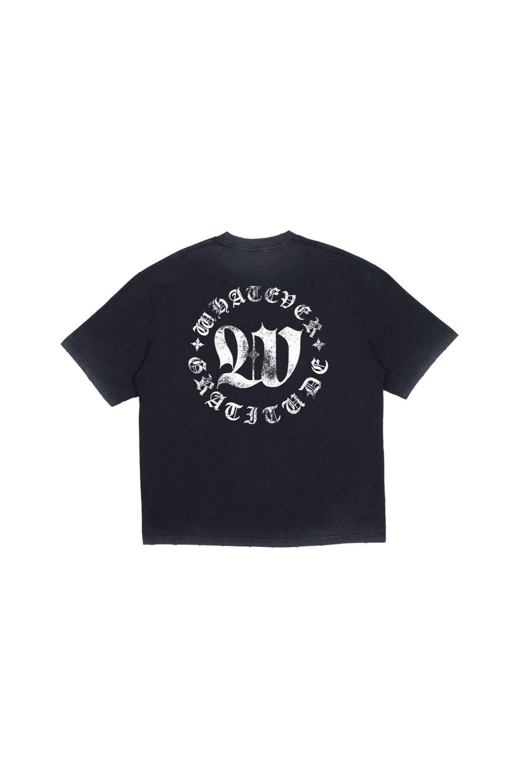 WHATEVER SPRIT BLACK TEE