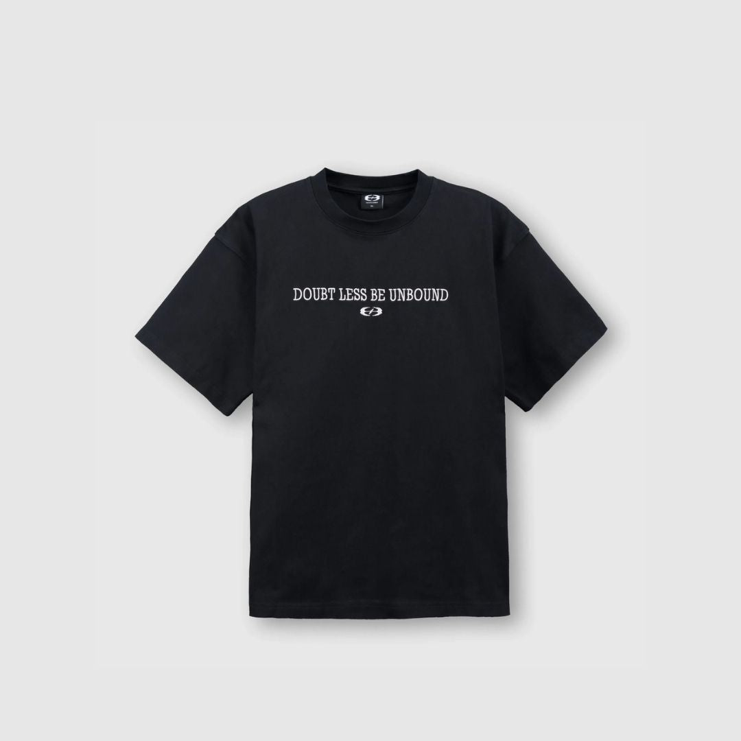 WHOCARES NO DOUBT TEE BLACK