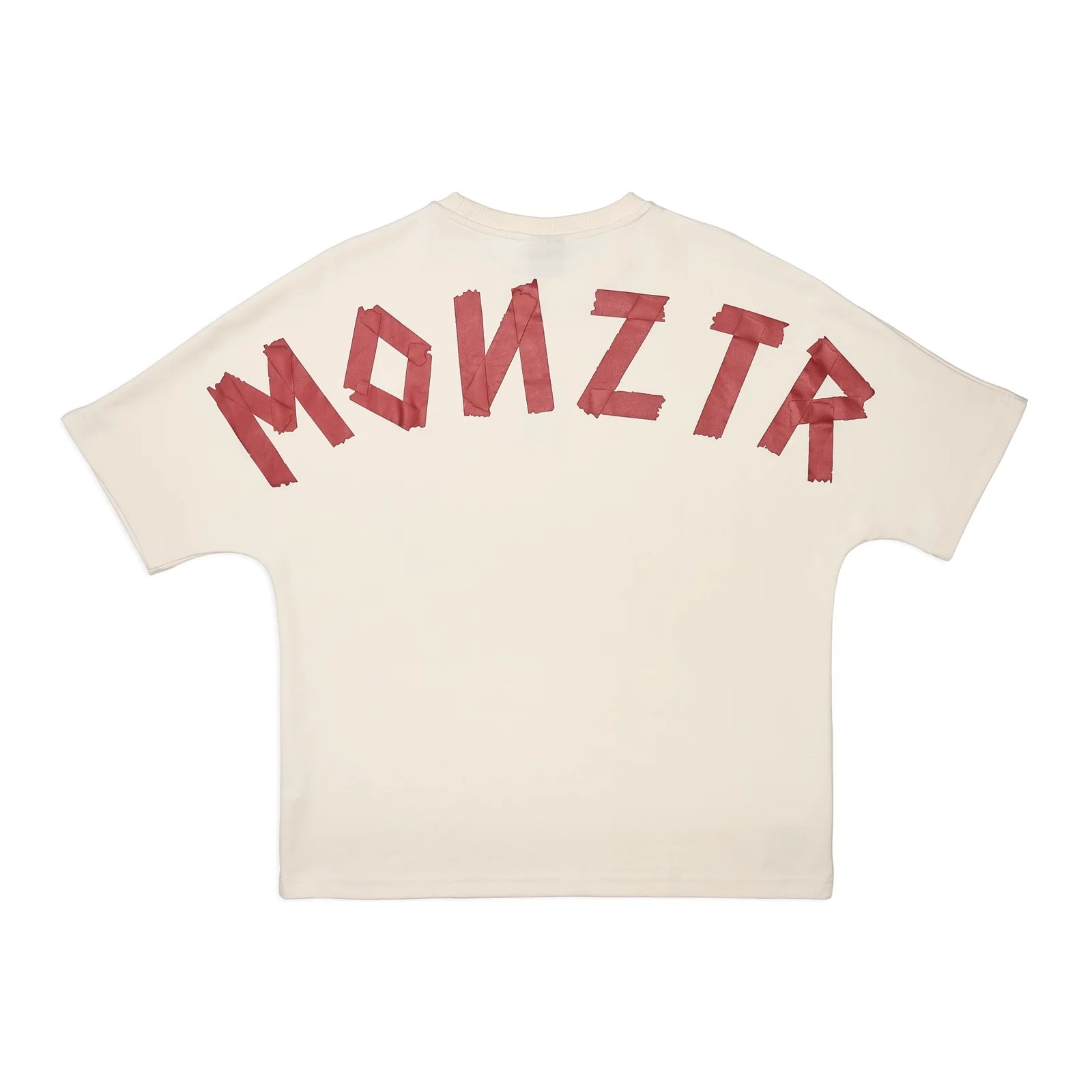 MONZTR TAPE TEE CREAM