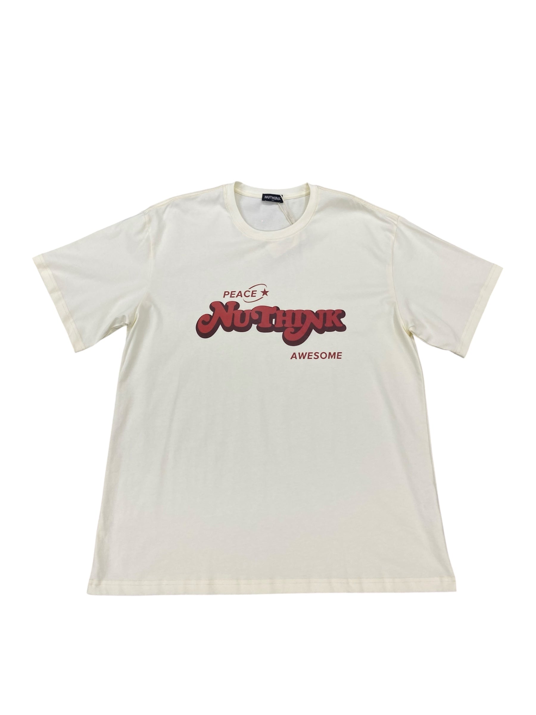 NUTHINK PEACE TEE CREAM