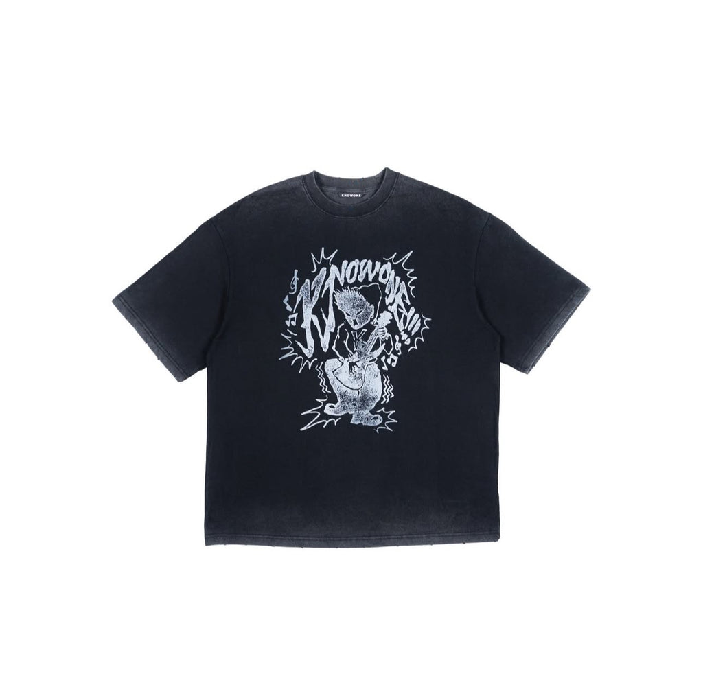 KNOWONE BAND ROCK TEE BLACK