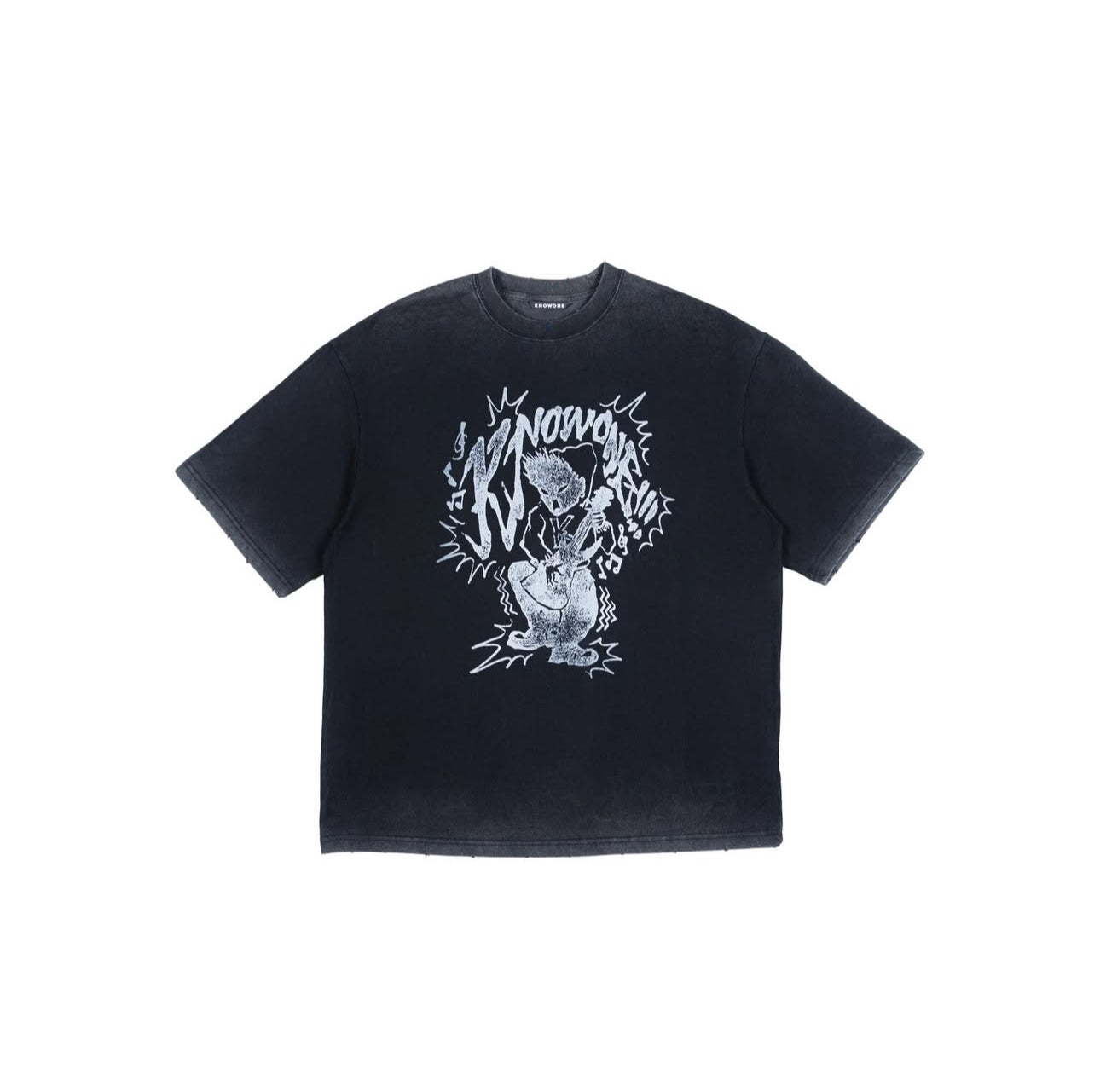 KNOWONE BAND ROCK TEE BLACK