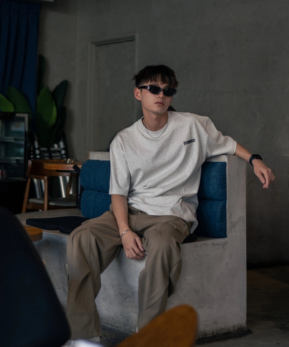 2ND MINIMAL LOGO TEE WHITE