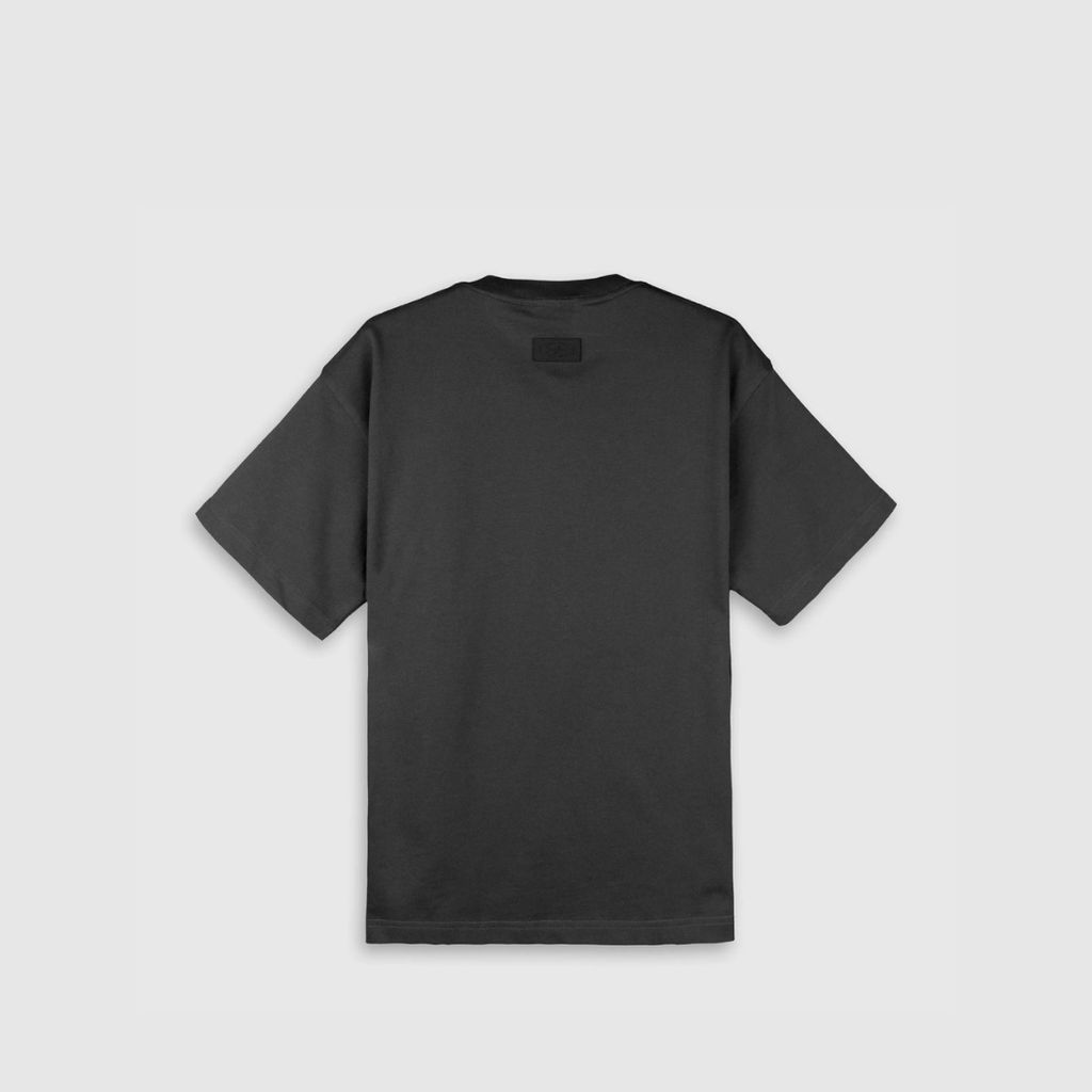 WHOCARES SMOKE LOGO TEE BLACK