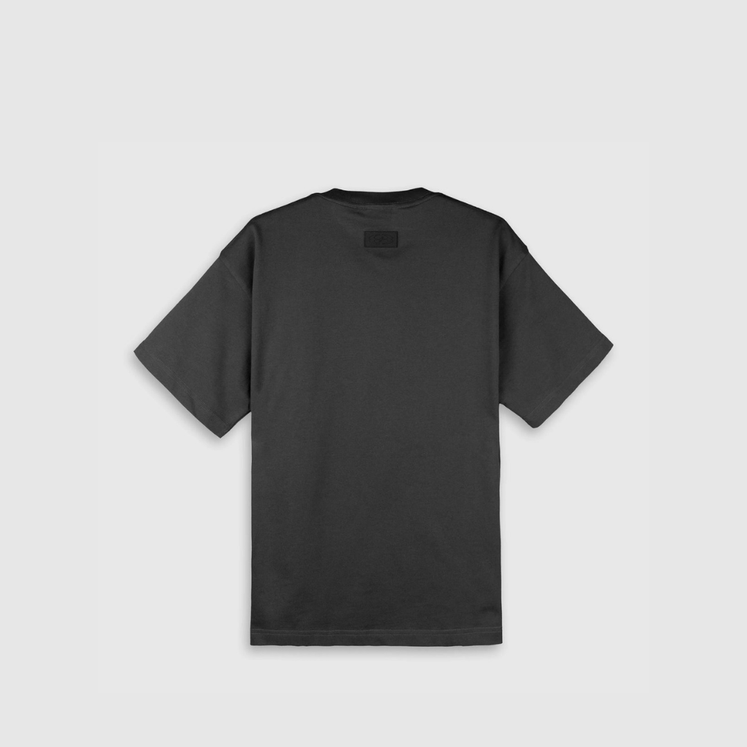 WHOCARES SMOKE LOGO TEE BLACK