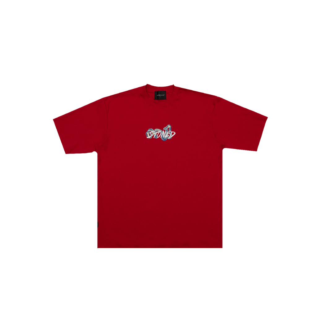 STONED HEXAGON RED
