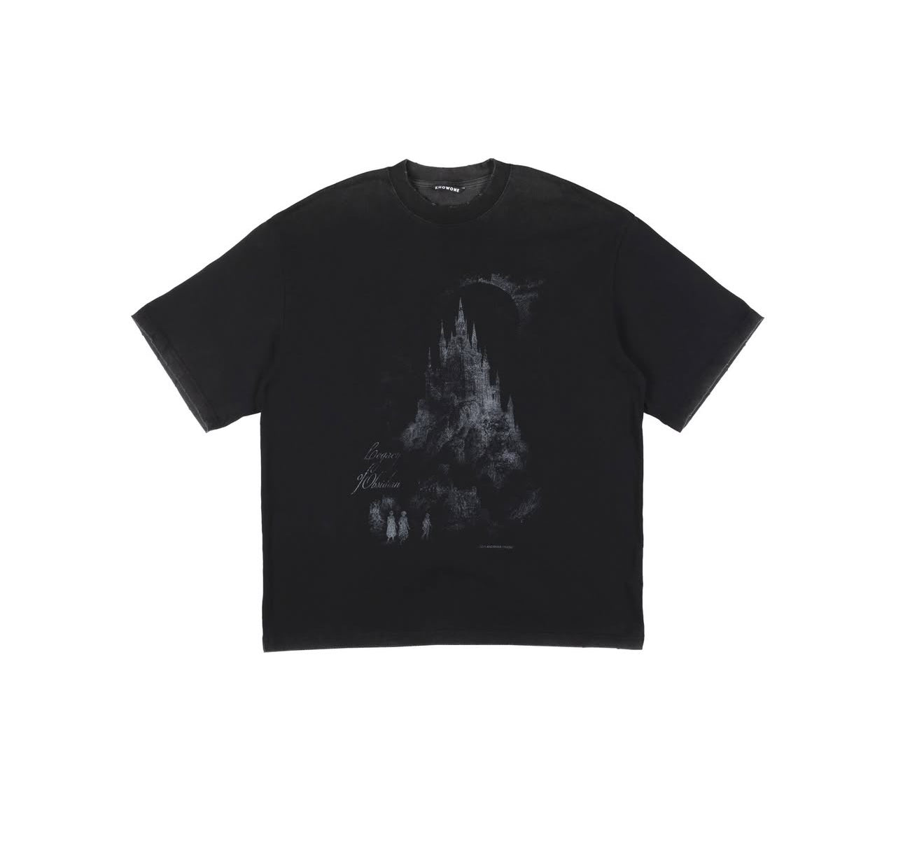 KNOWONE MEDIVAL CASTLE TEE BLACK