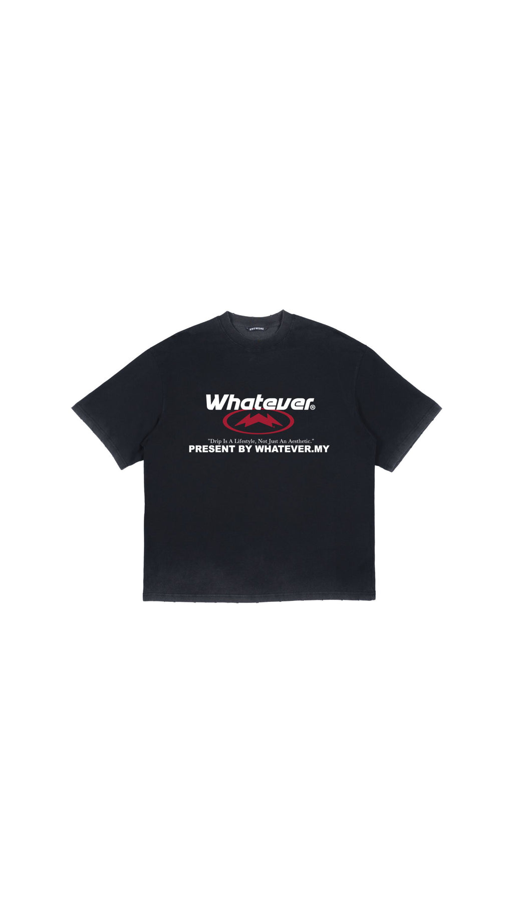WHATEVER ATTITUDE BLACK TEE