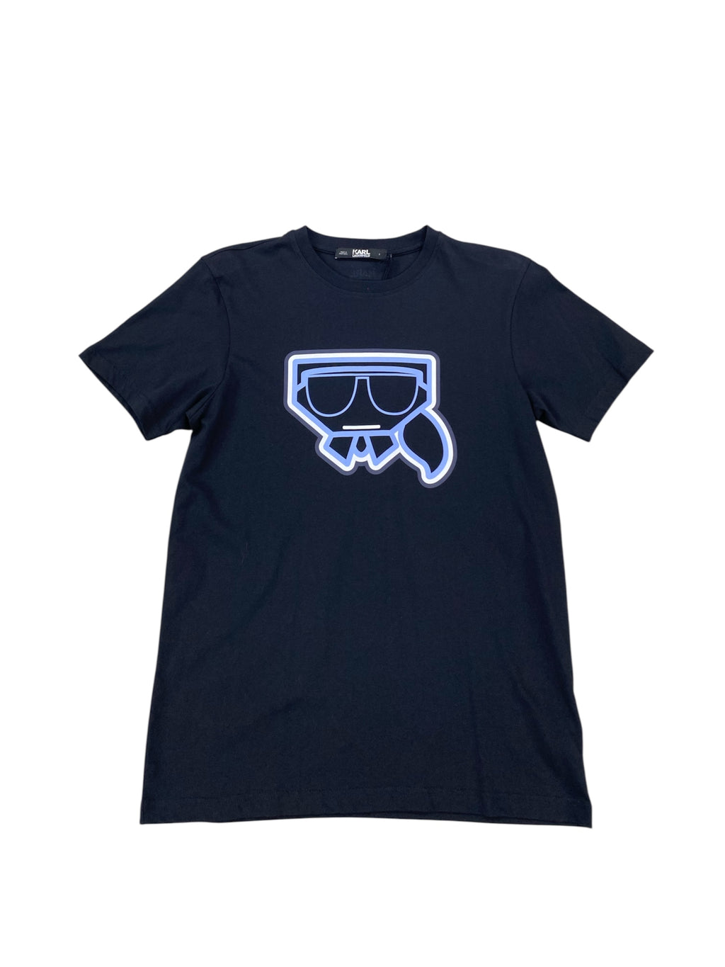 KARL SHADOW BIG PRINT TEE BLACK