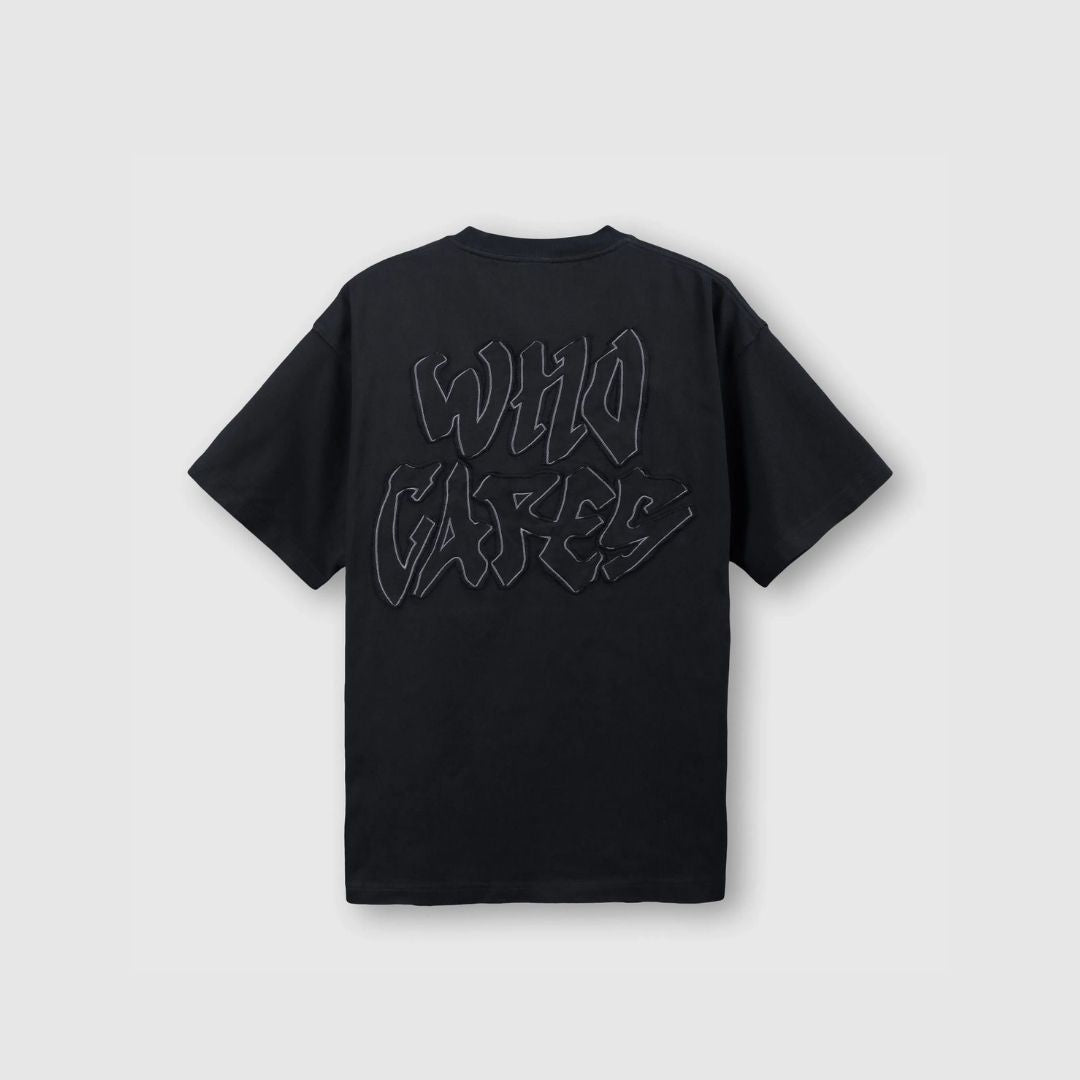 WHOCARES NO DOUBT TEE BLACK