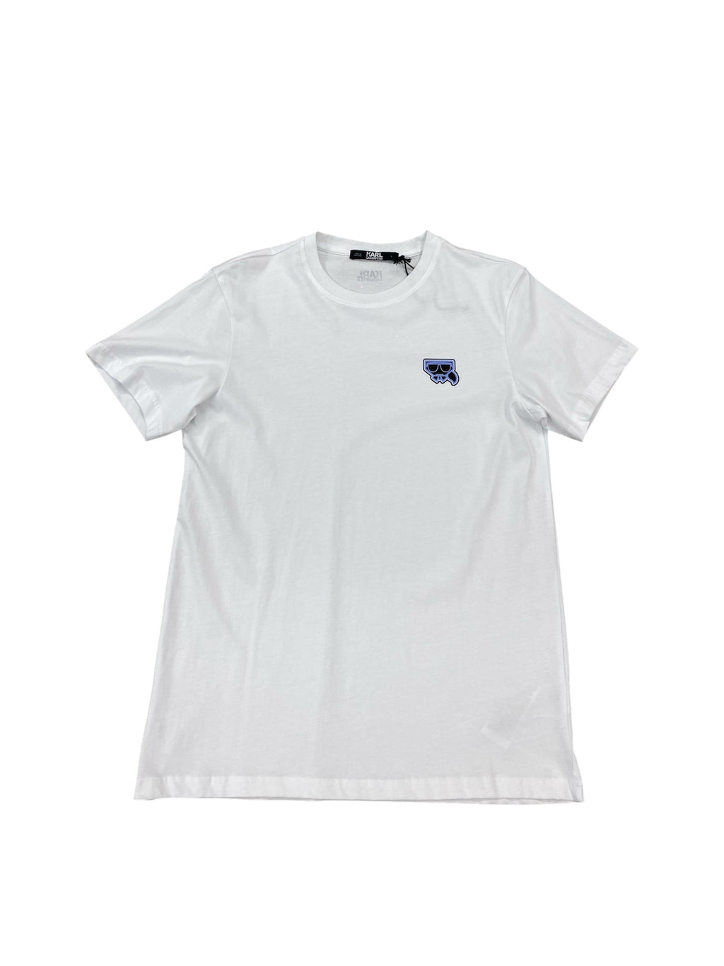 KARL SHADOW SAMLL PRINT TEE WHITE
