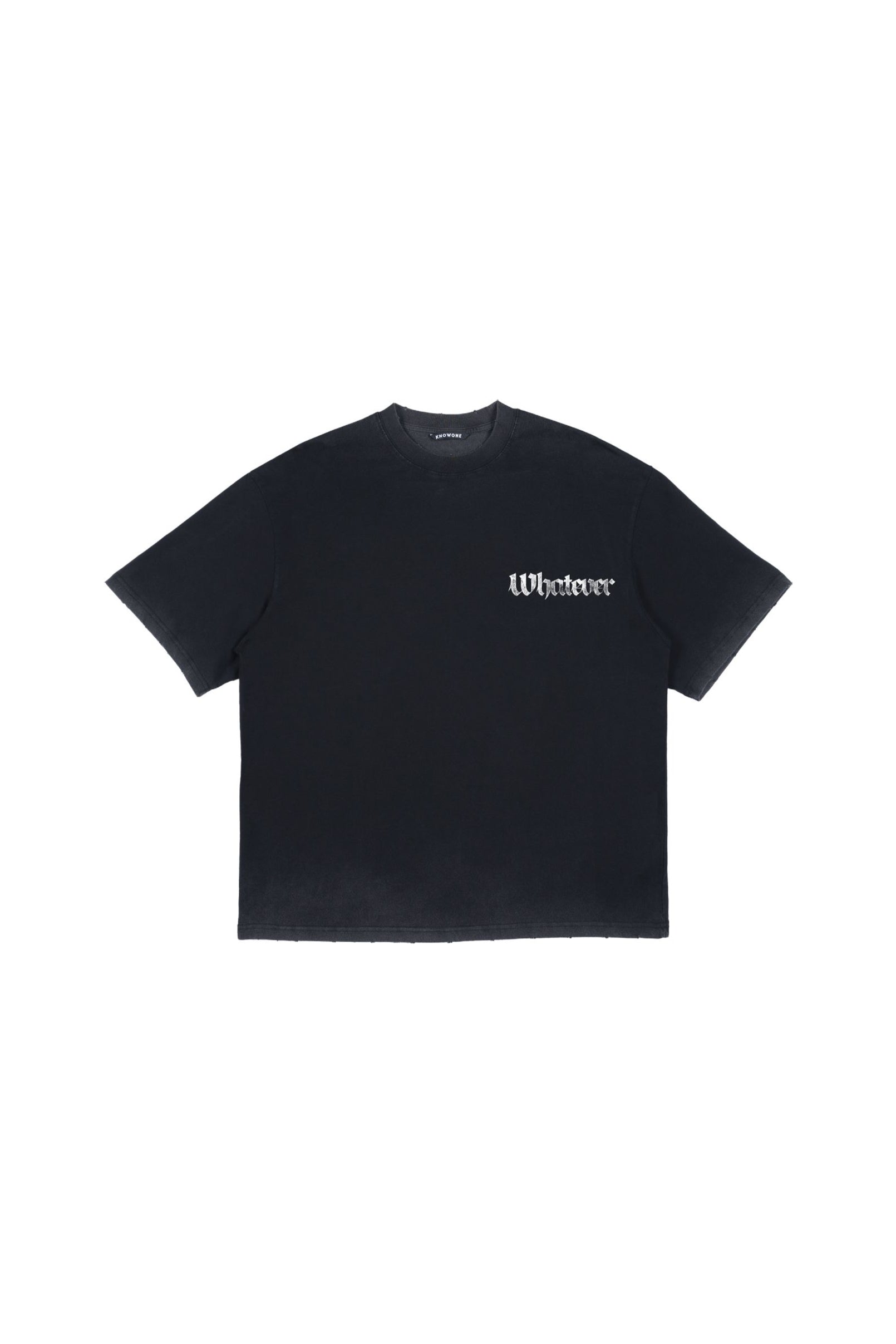 WHATEVER SPRIT BLACK TEE