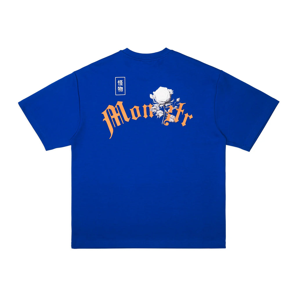 MONZTR BLOSSOM TEE BLUE