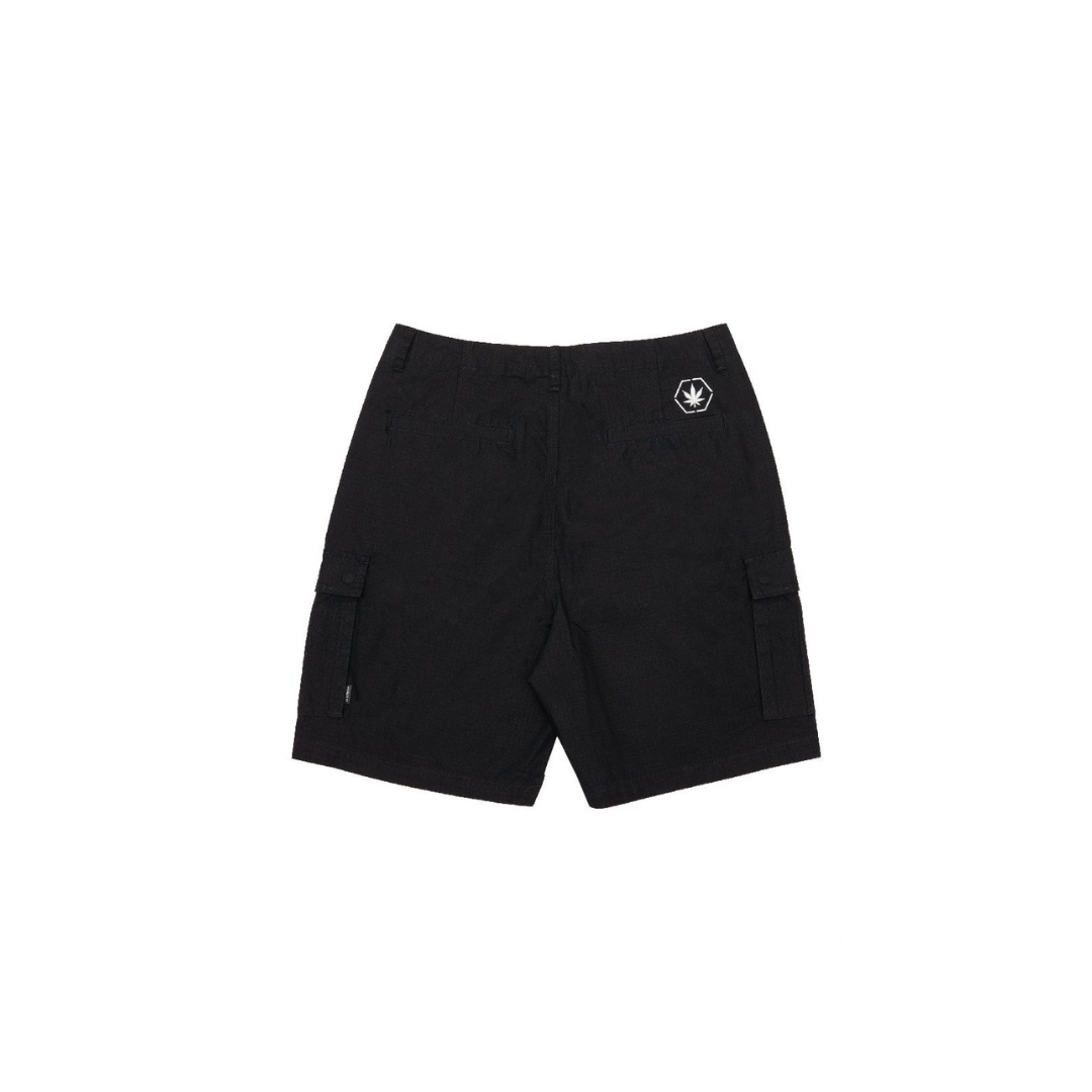 STONED CARGO SHORT BLACK