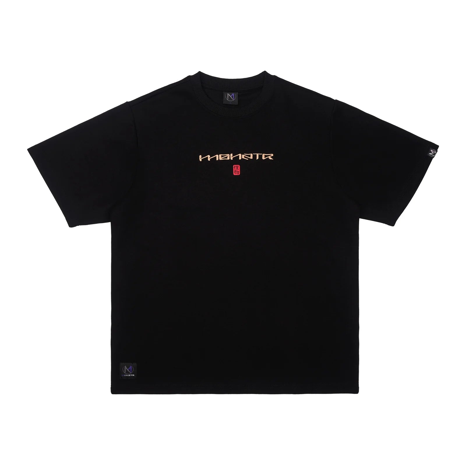 MONZTR LONG MA TEE BLACK