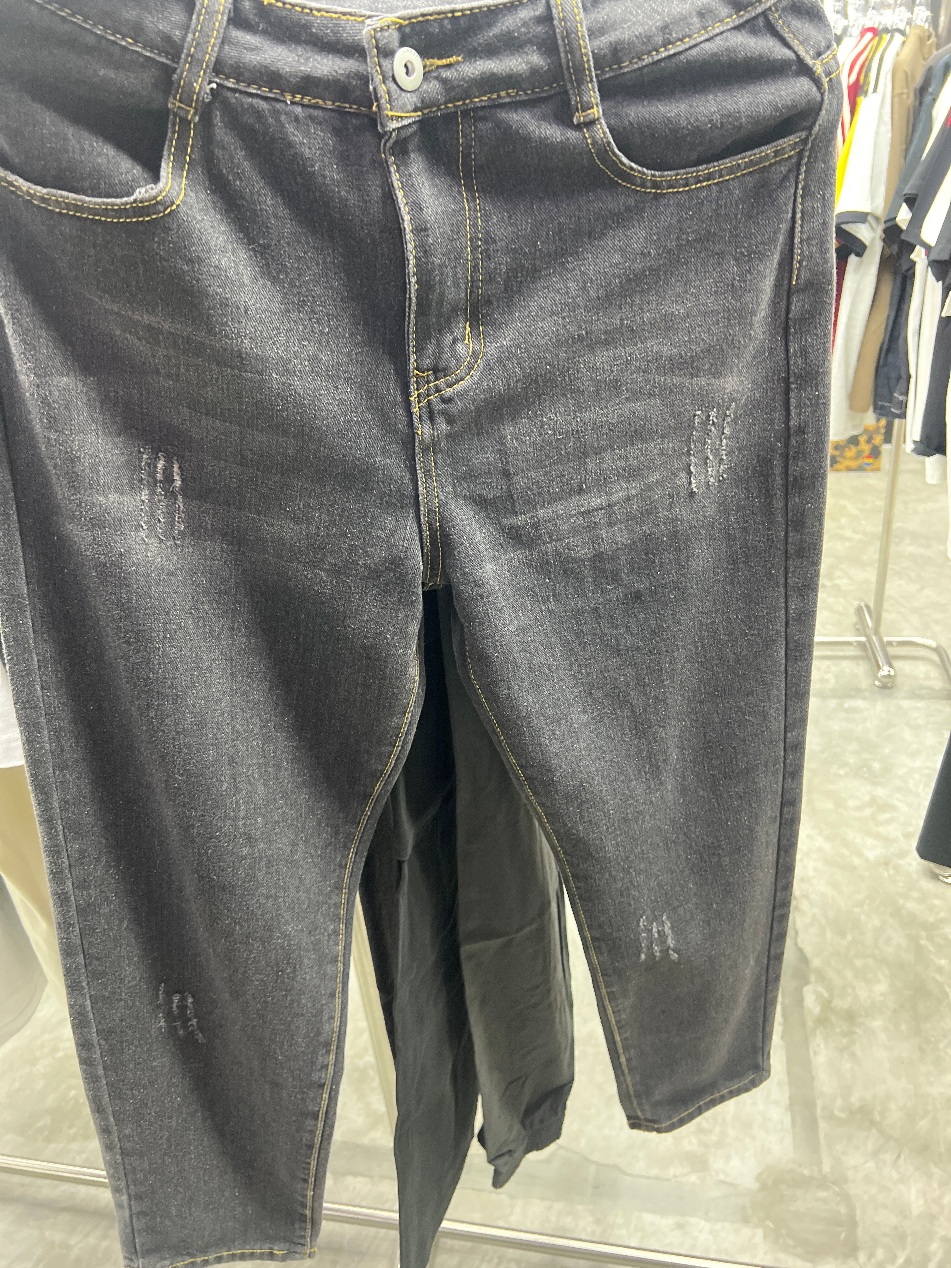 JEANS PANTS BLACK