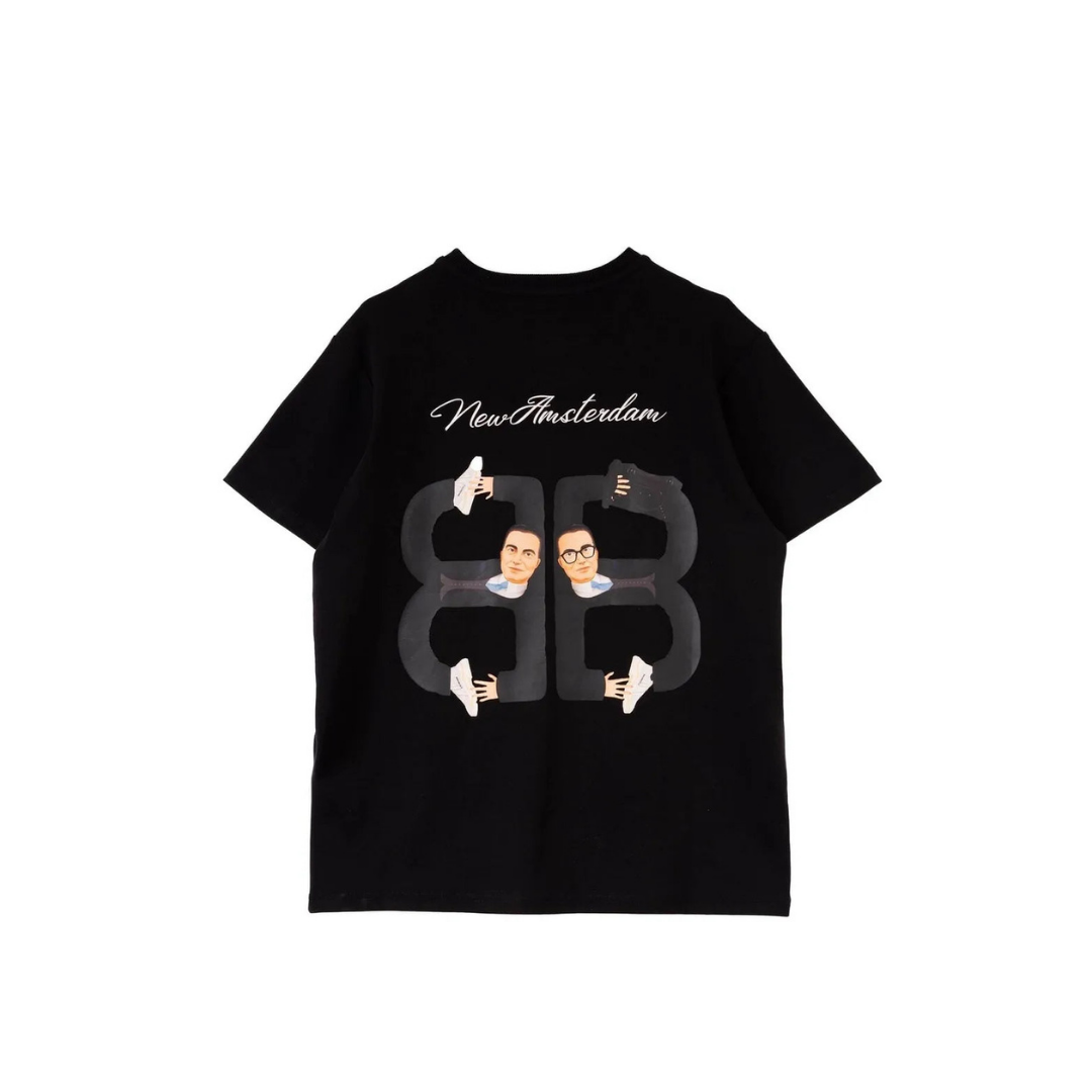 GCDC BALENCIAGA BACK TEE BLACK