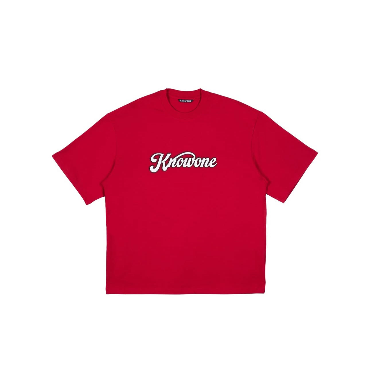 KNOWONE SNAKE EMBOSSED TEE RED