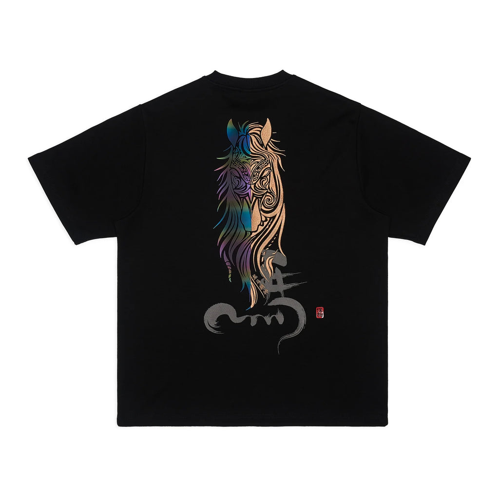 MONZTR YIN YANG TEE BLACK