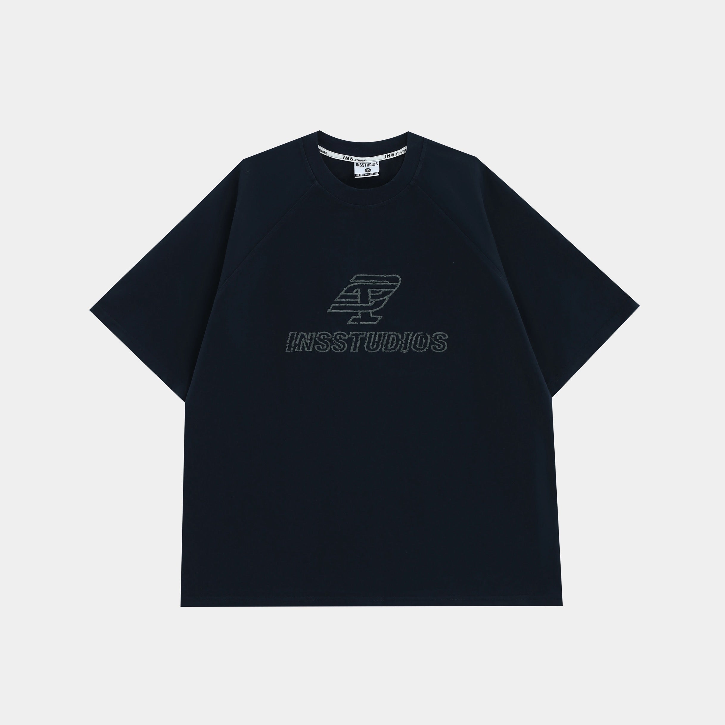 INS MP EMBRDB BLACK TEE
