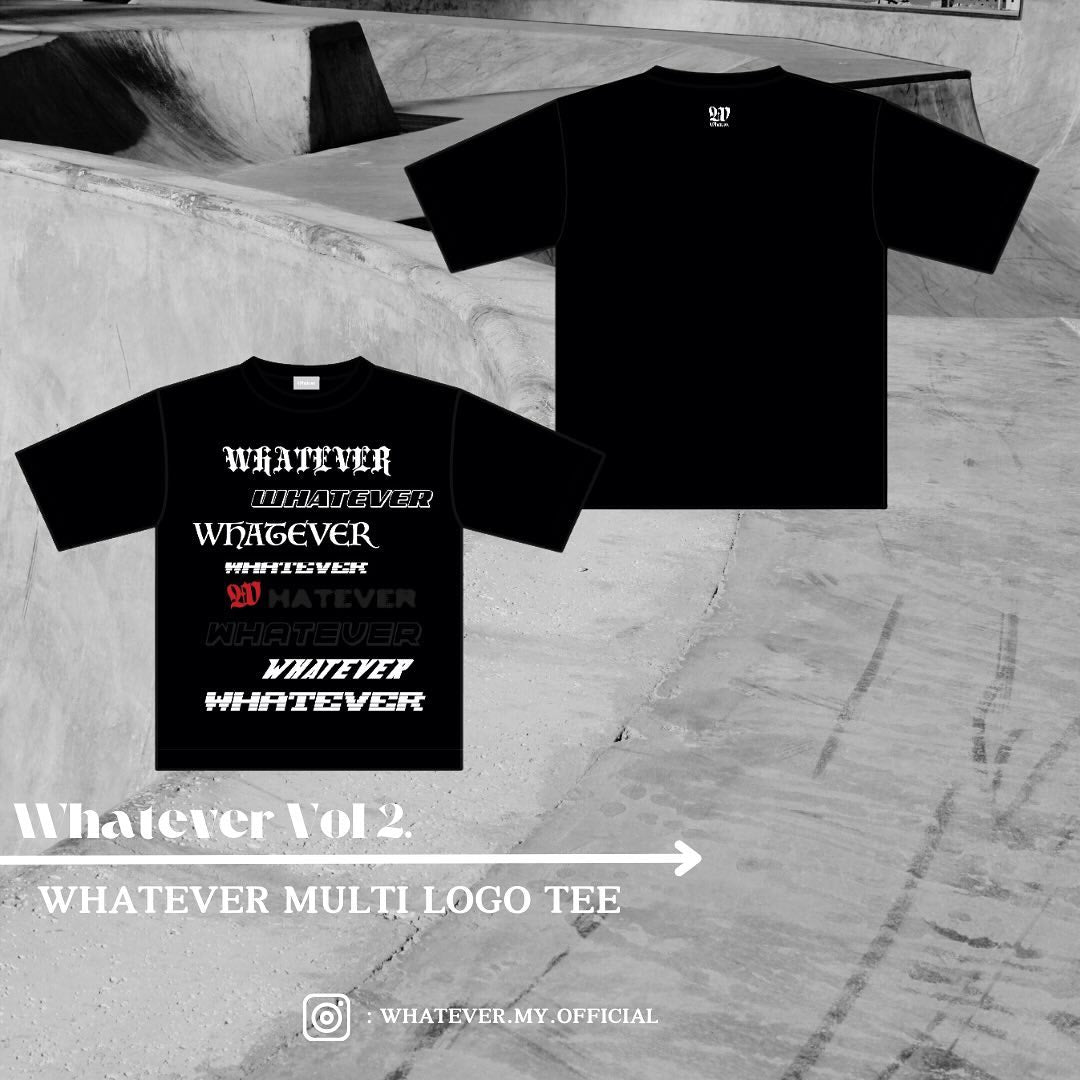WHATEVER MULTI LOGO TEE