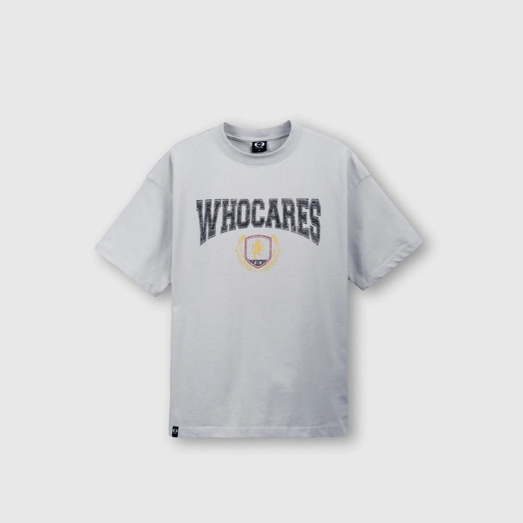 WHOCARES DD VARSITY TEE GREY