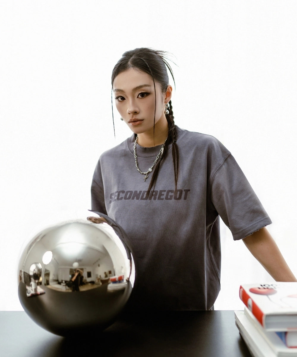 2ND MIST SPRAY TEE COOL GRAY