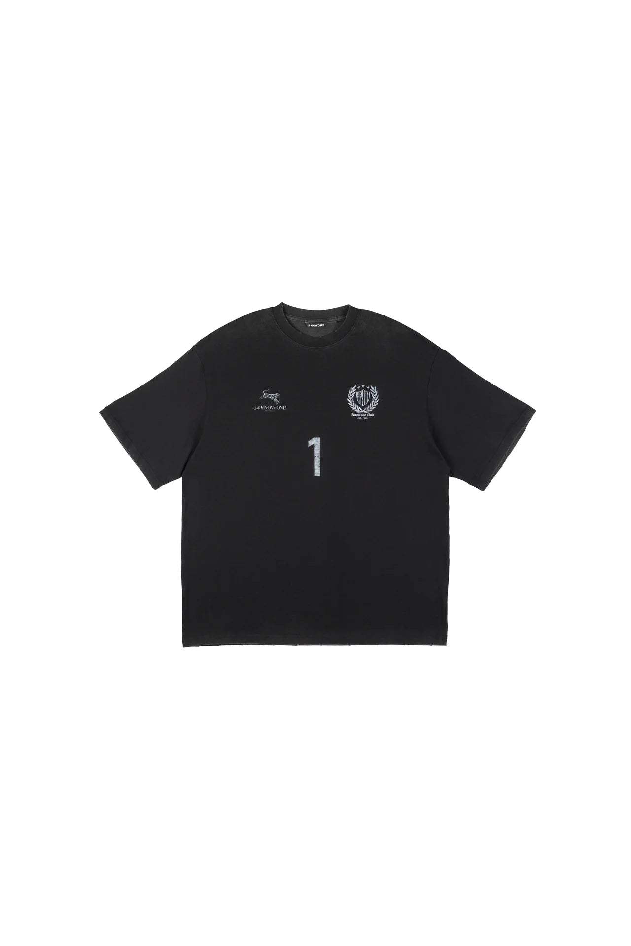 KNOWONE FOOTBALL TEE BLACK