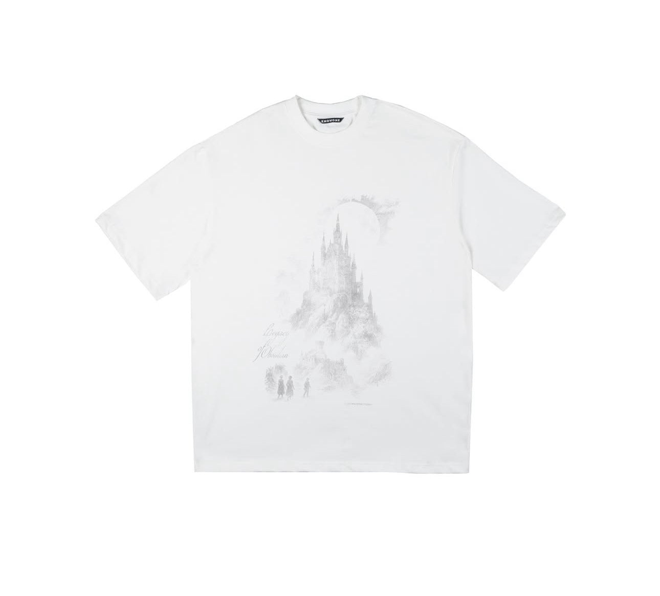 KNOWONE MEDIVAL CASTLE TEE WHITE