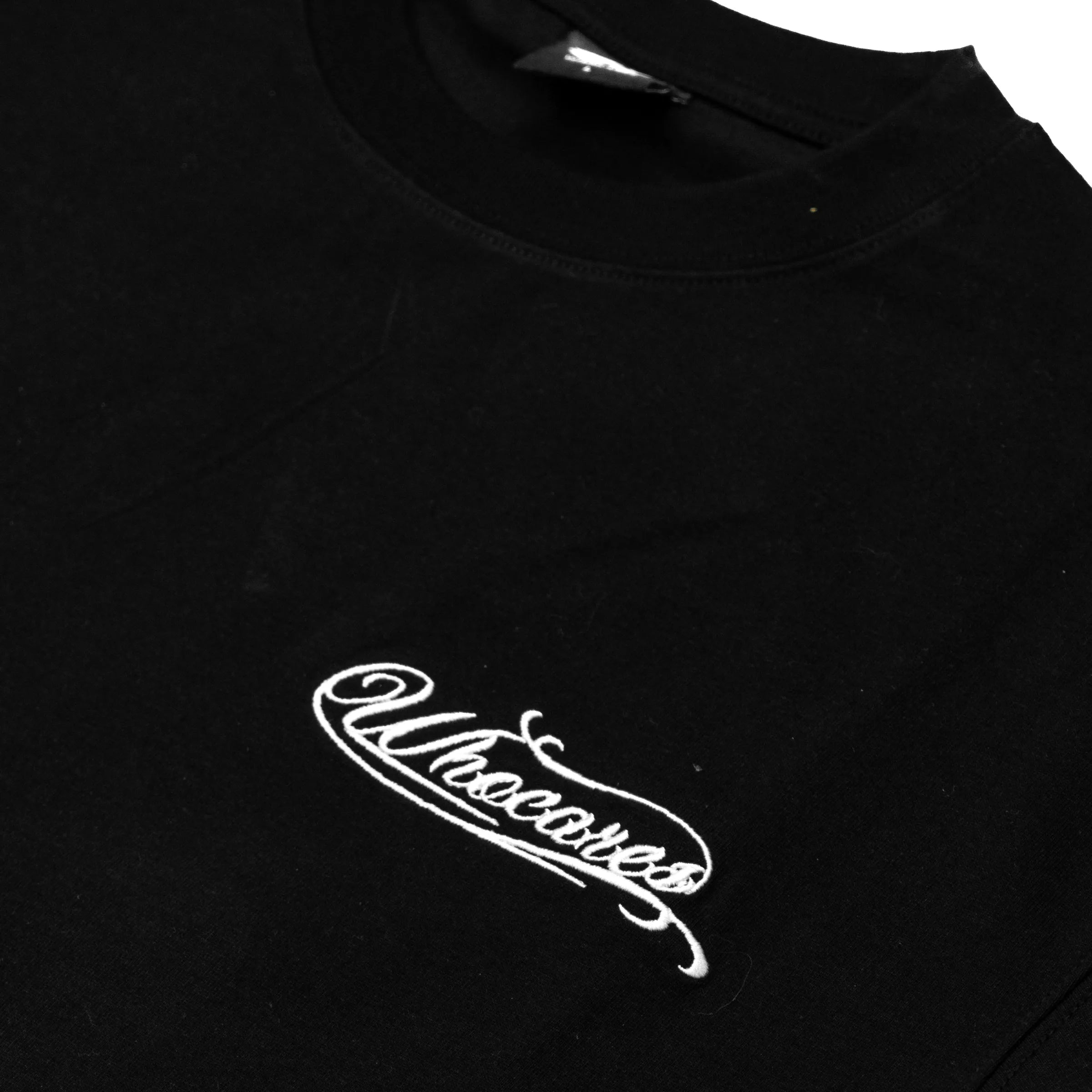 WHOCARE EMBLEM TEE BLACK