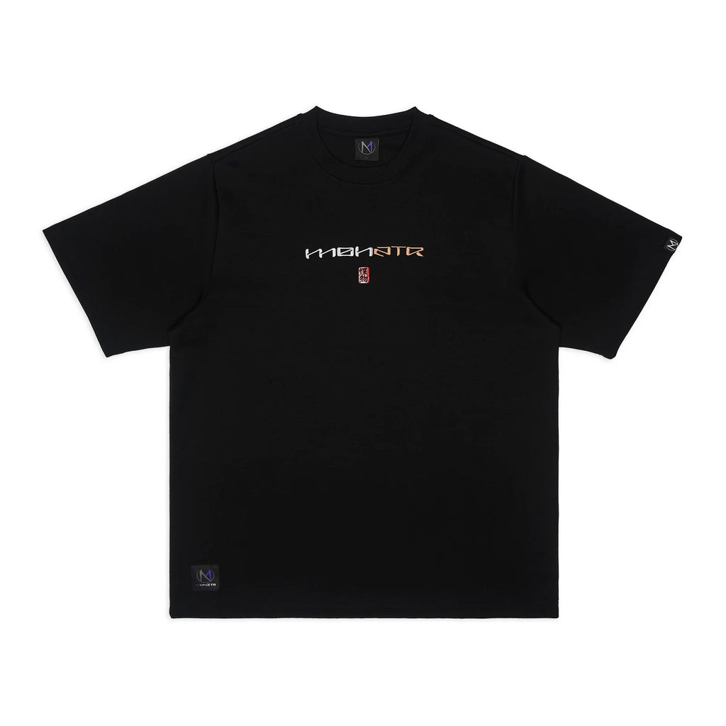 MONZTR YIN YANG TEE BLACK