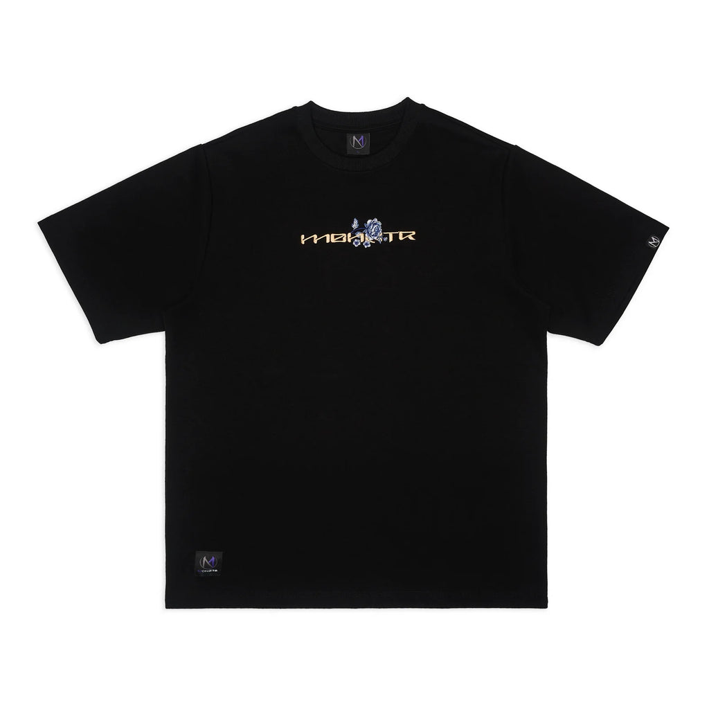 MONZTR FLORAL STALLION TEE BLACK
