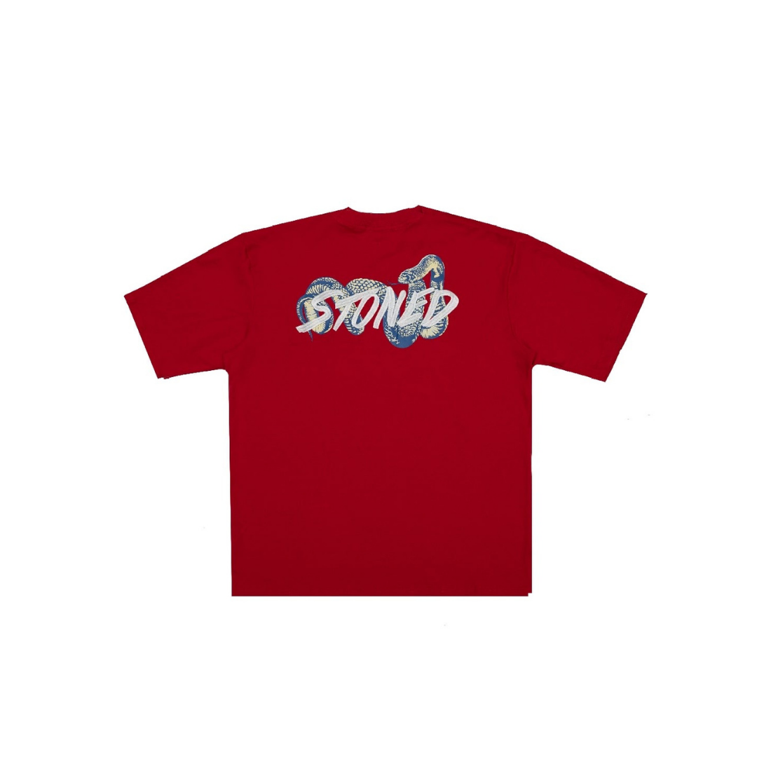STONED HEXAGON RED