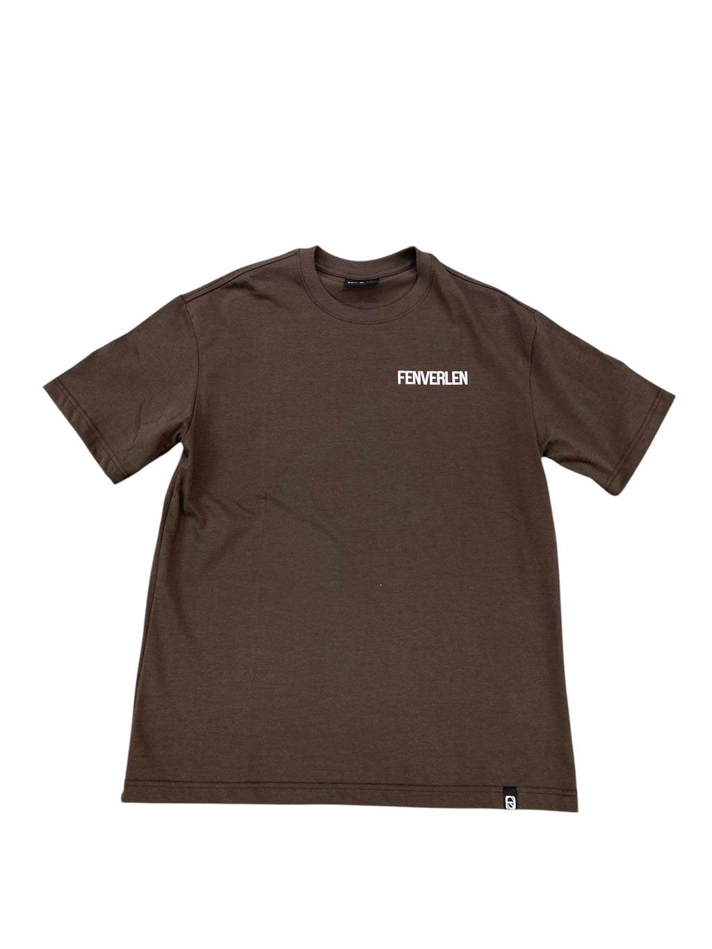 FENVERLAN EMBOSSED WORDING TEE WOOD