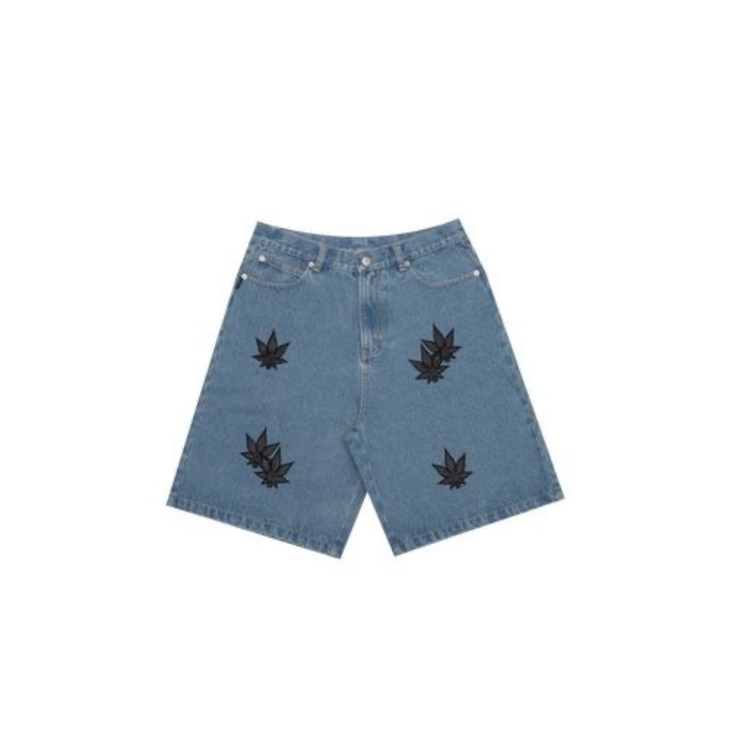 STONED. REFORM JORTS SHORT BLUE