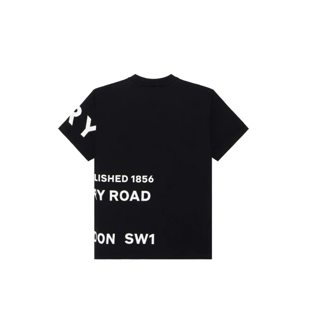 BURBERRY 3D BIG LOGO TEE BLACK