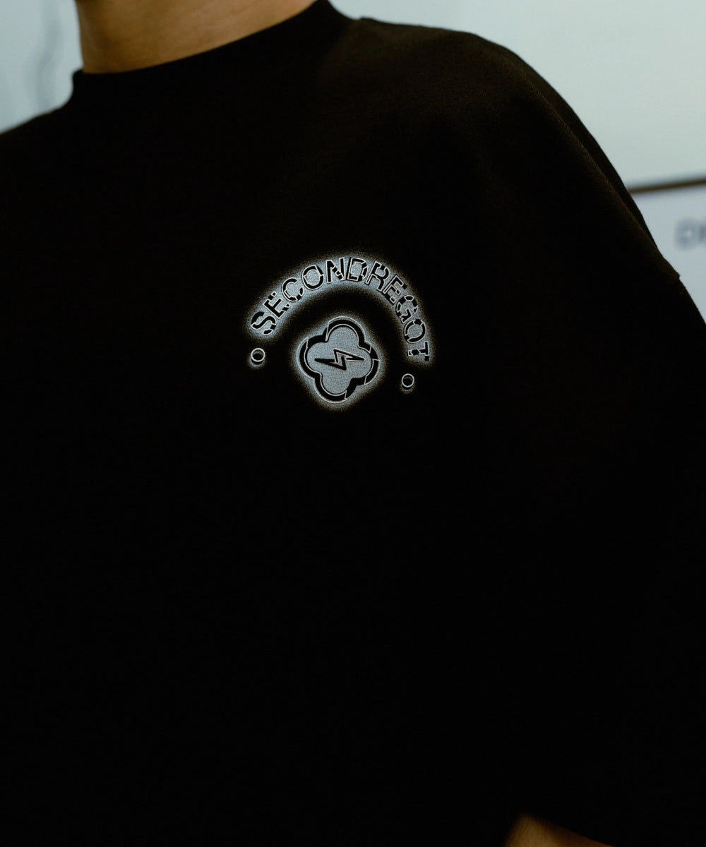 2ND LUMINOUS MARK TEE BLACK