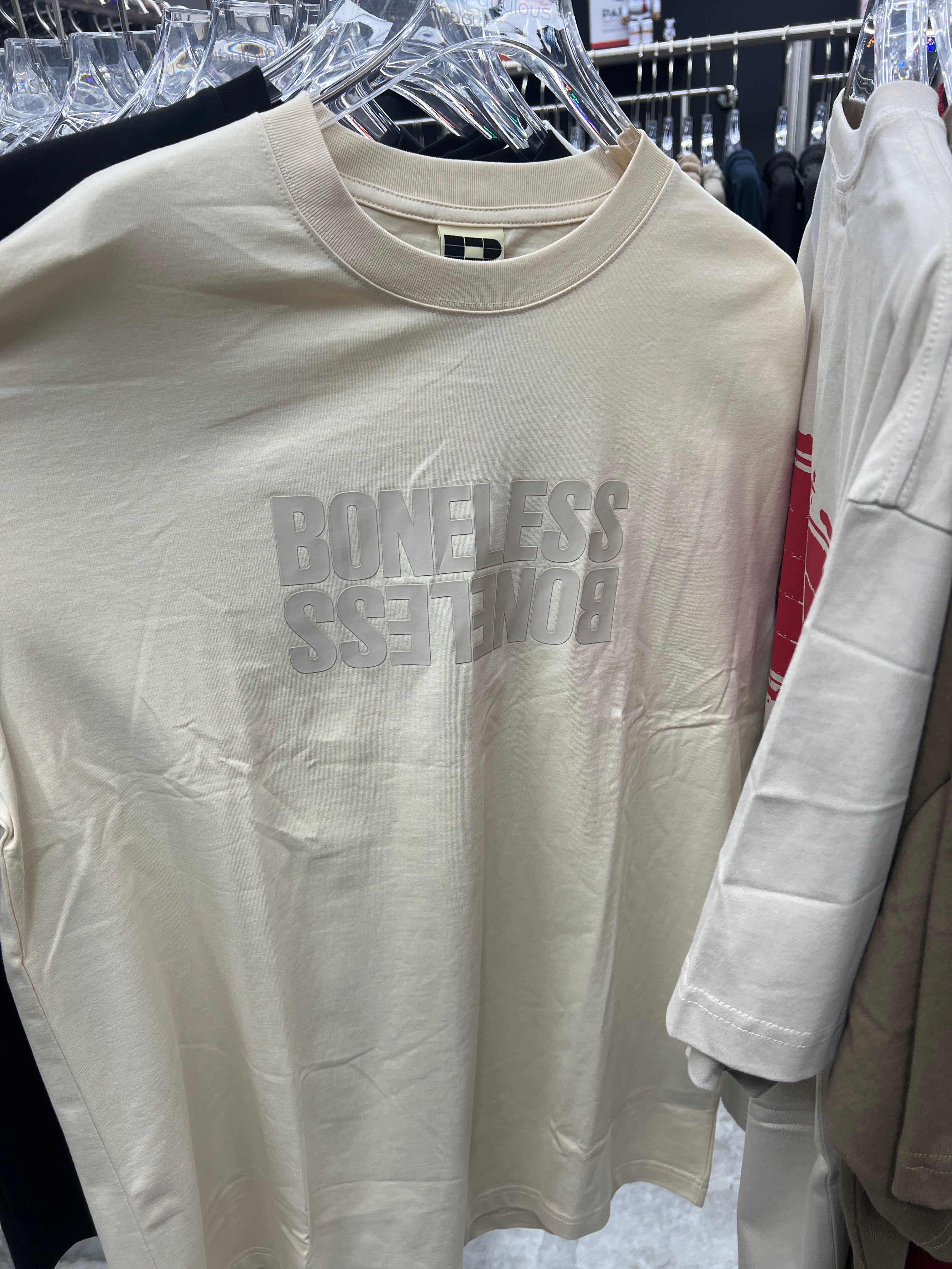 BONELESS TEE 003 CREAM
