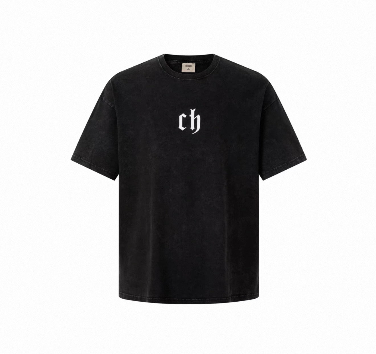 CHINISM CH LOGO TEE BLACK