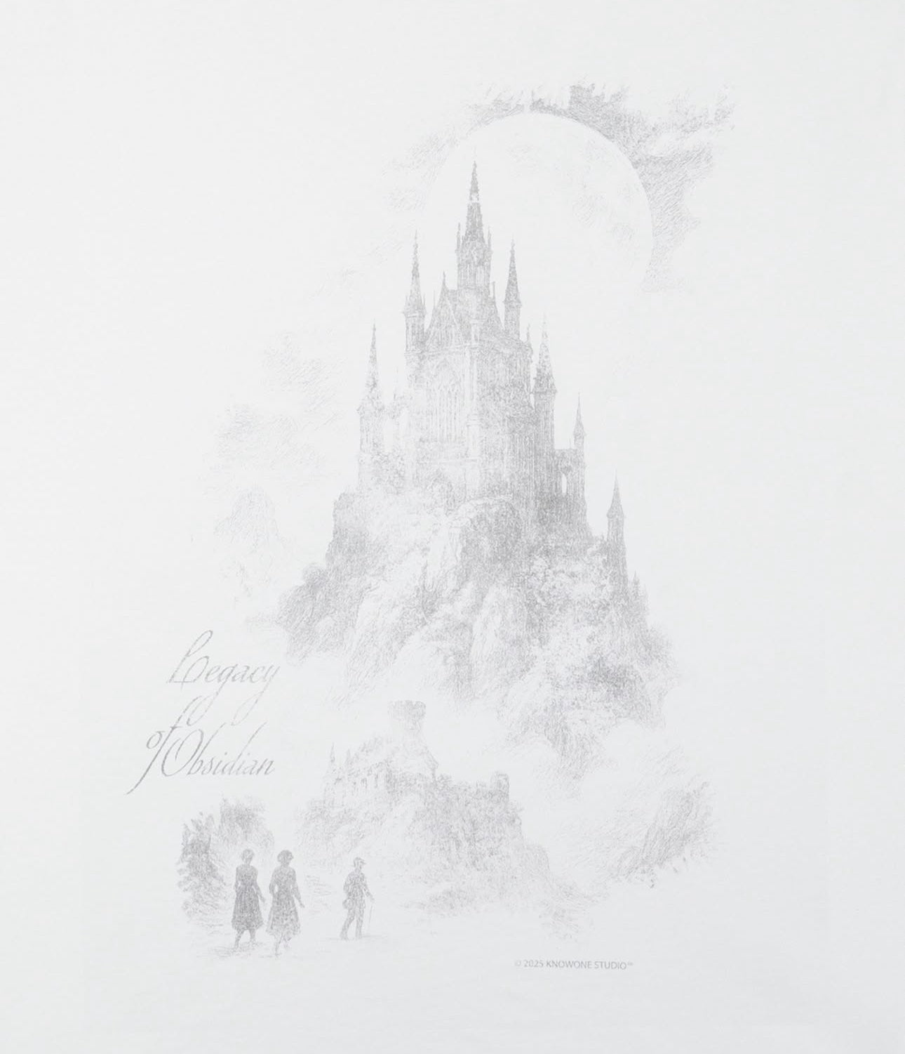 KNOWONE MEDIVAL CASTLE TEE WHITE