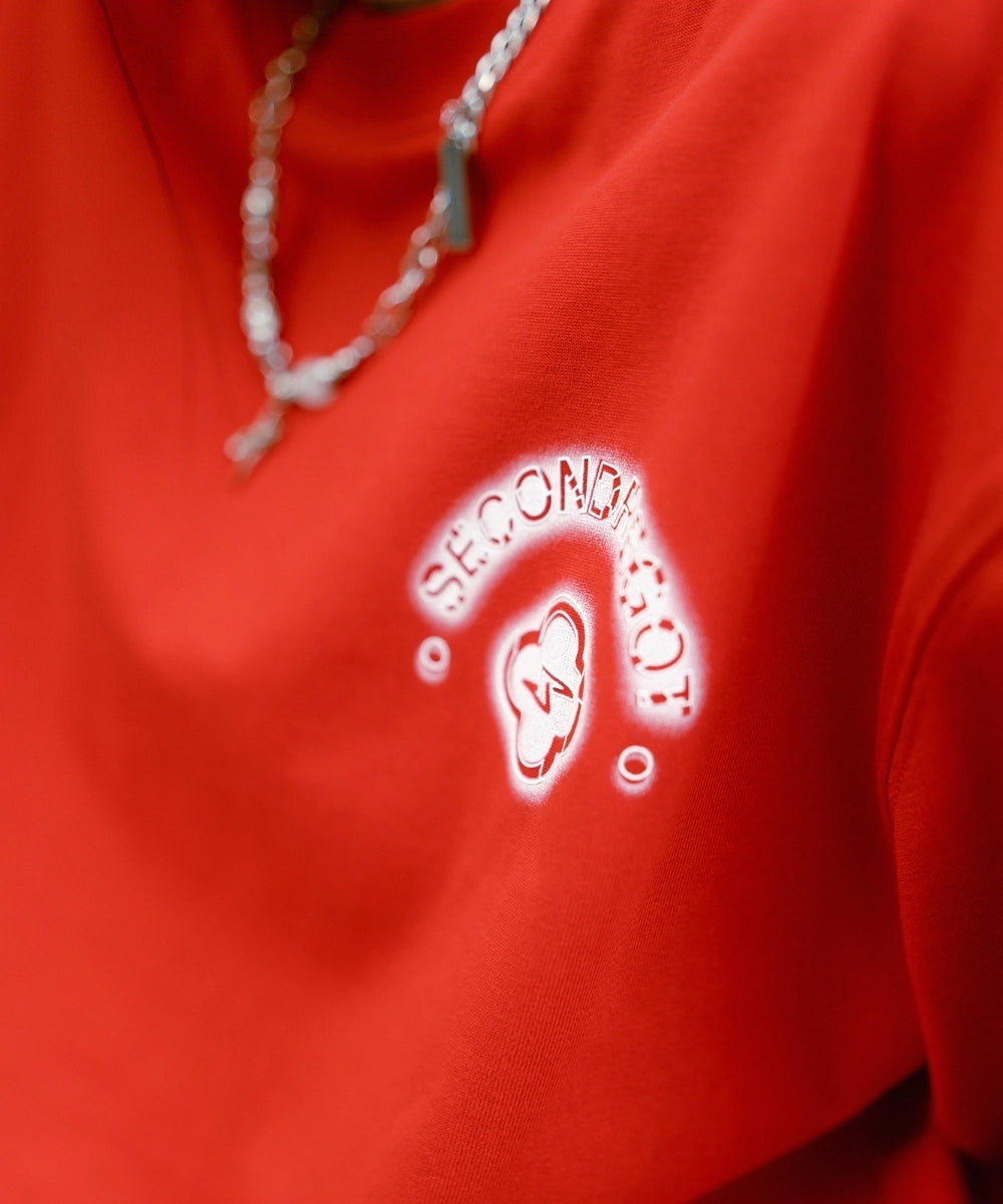 2ND LUMINOUS MARK TEE RED